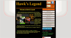 Desktop Screenshot of hawkslegend.com