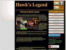 Tablet Screenshot of hawkslegend.com